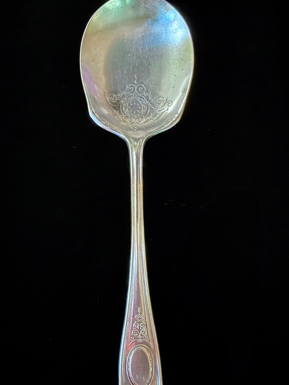 1911 Community Silver Louis XVI pattern Serving Spoon